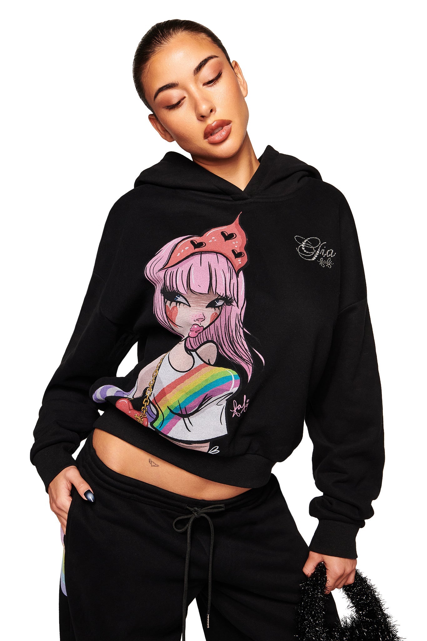 FAFI HOODIE - BLACK