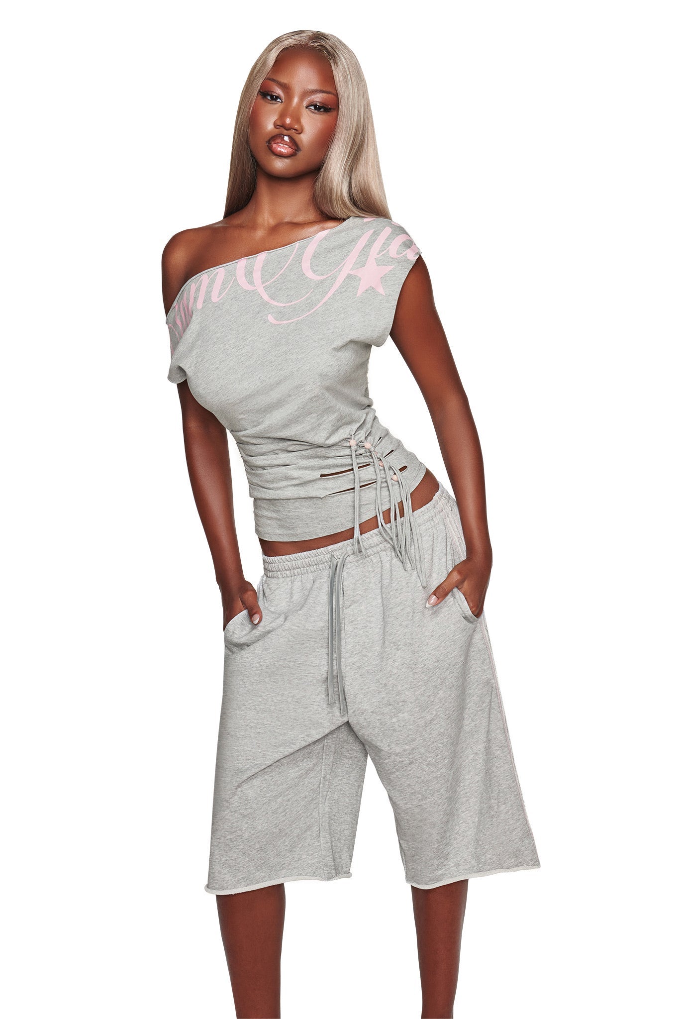 BEX TERRY SHORT - GREY