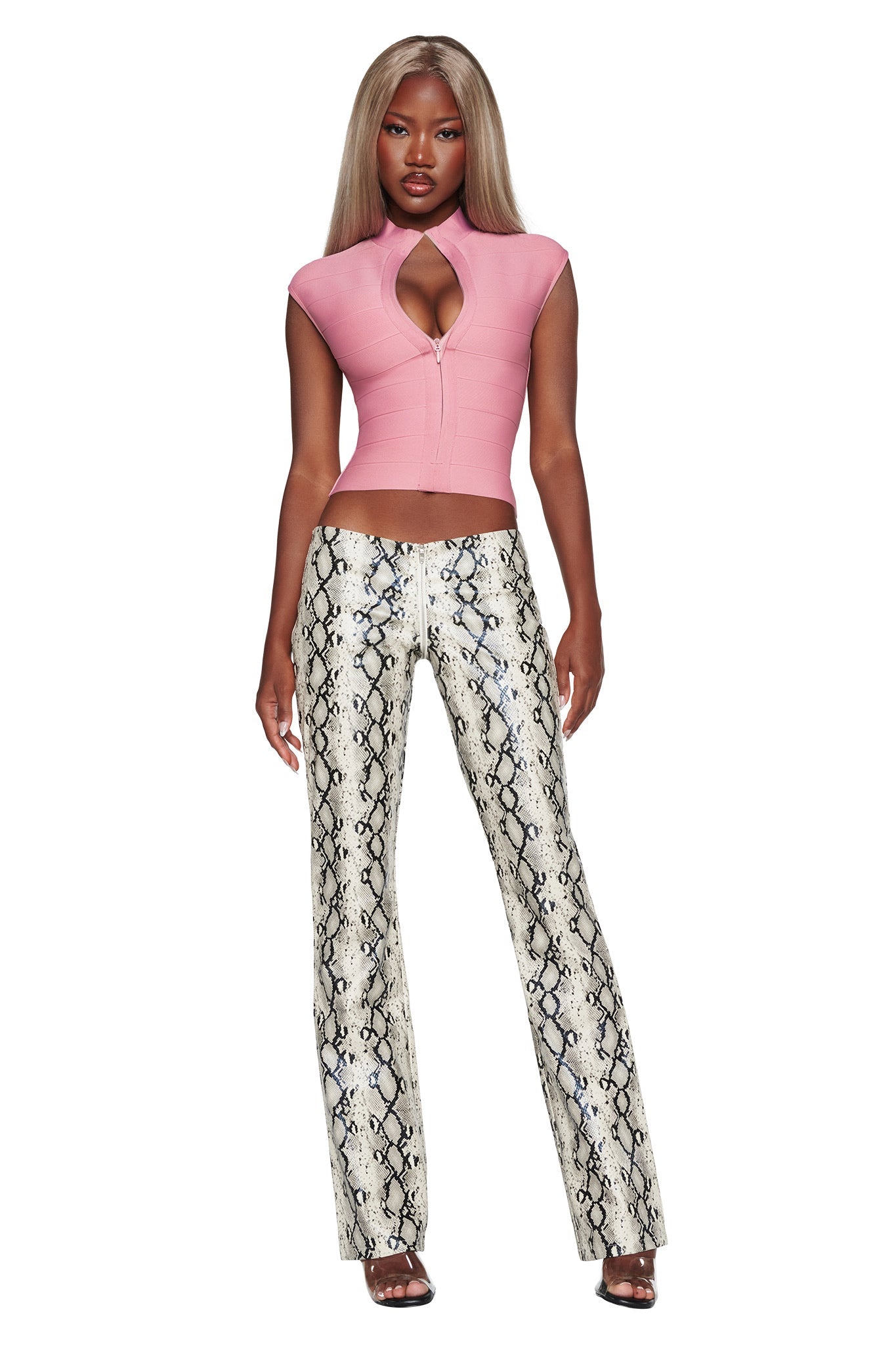 HENDRIX 2.0 PANT - CREAM SNAKE