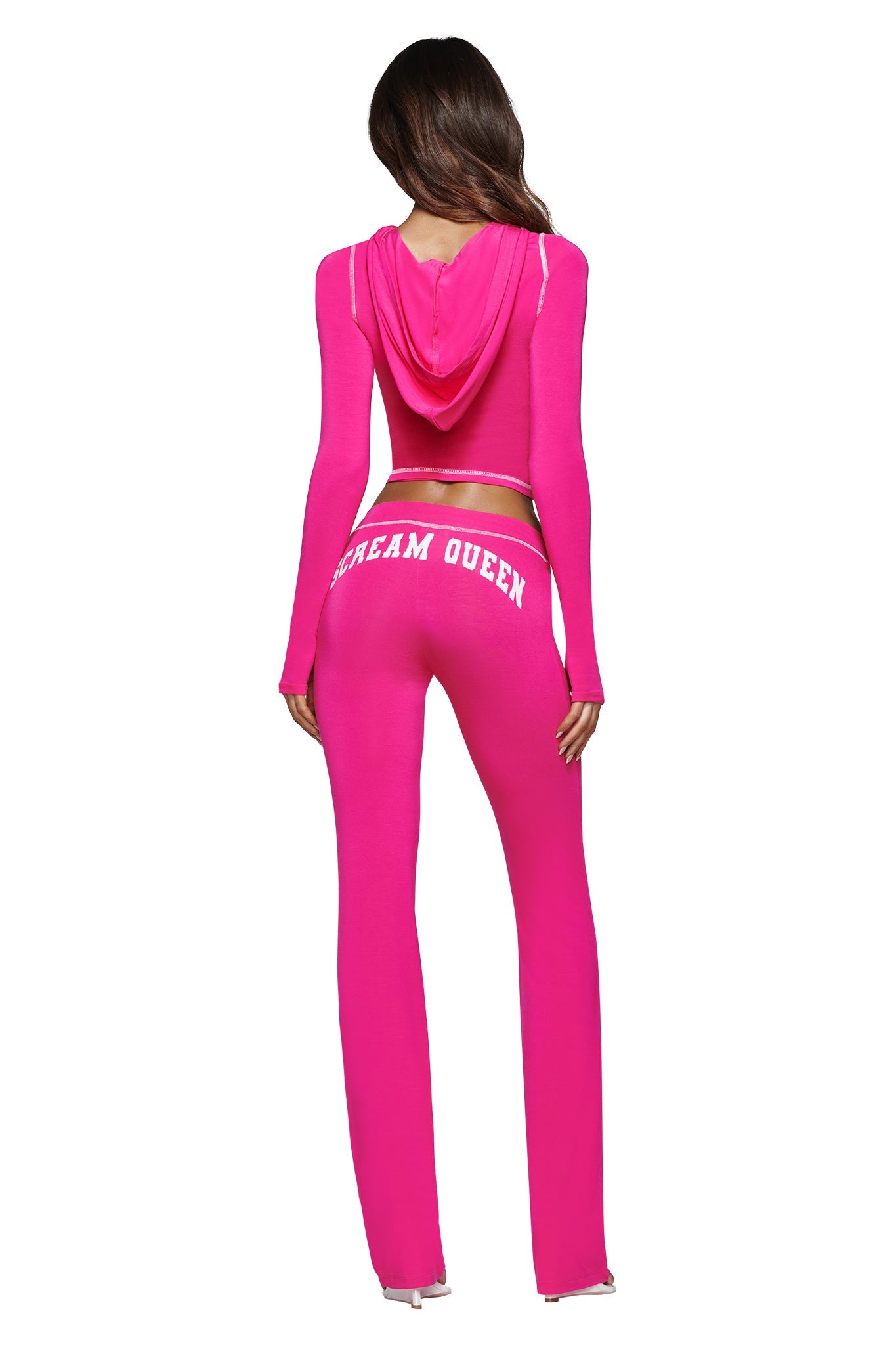 BLARE TRACKPANT - HOT PINK SCREAM QUEEN