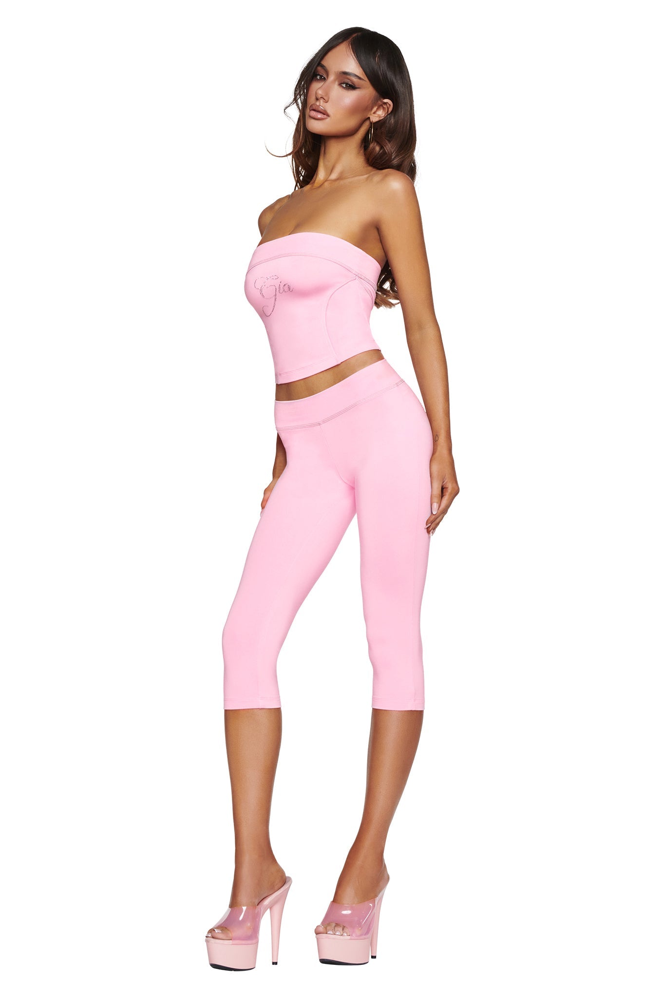 BLARE LOW RISE DIAMONTE CAPRI - BABY PINK